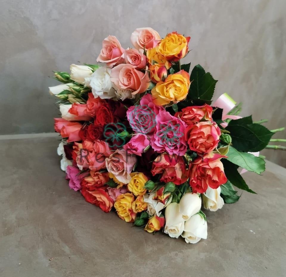 Букет цветов из: Розы в Савинской