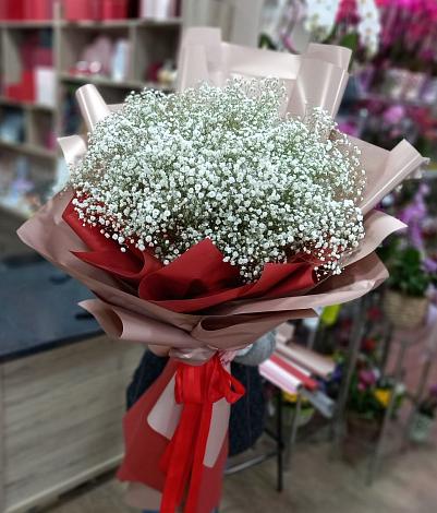 Букет цветов из: Гипсофила в Савинской