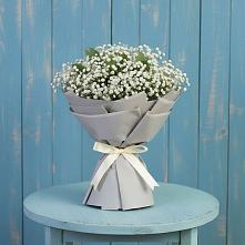 Букет цветов из:  Гипсофила в Савинской