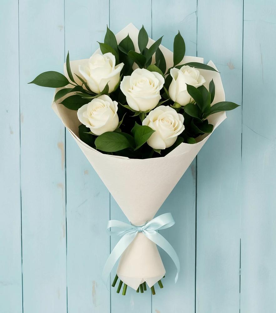 Букет цветов из: Розы в Савинской