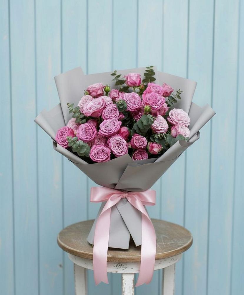 Букет цветов из: Розы в Савинской