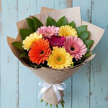 Букет цветов из:  Герберы в Савинской