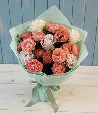 Букет цветов из:  Розы в Савинской
