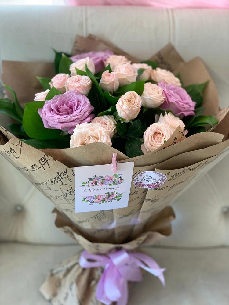 Букет цветов из: Розы в Савинской