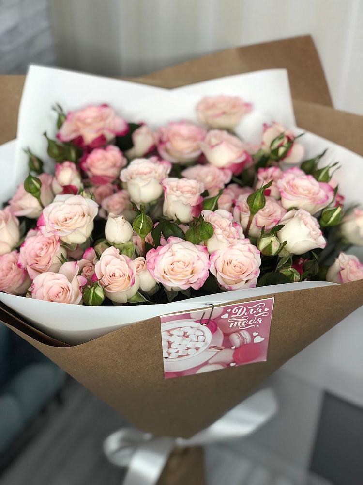 Букет цветов из: Розы в Савинской