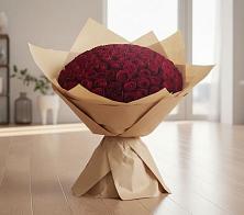 Букет 101 Красная роза в Савинской