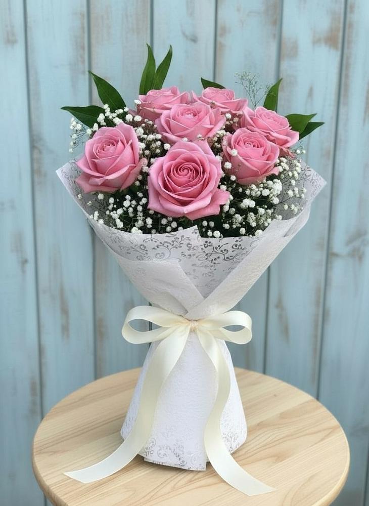 Букет цветов из: Розы в Савинской