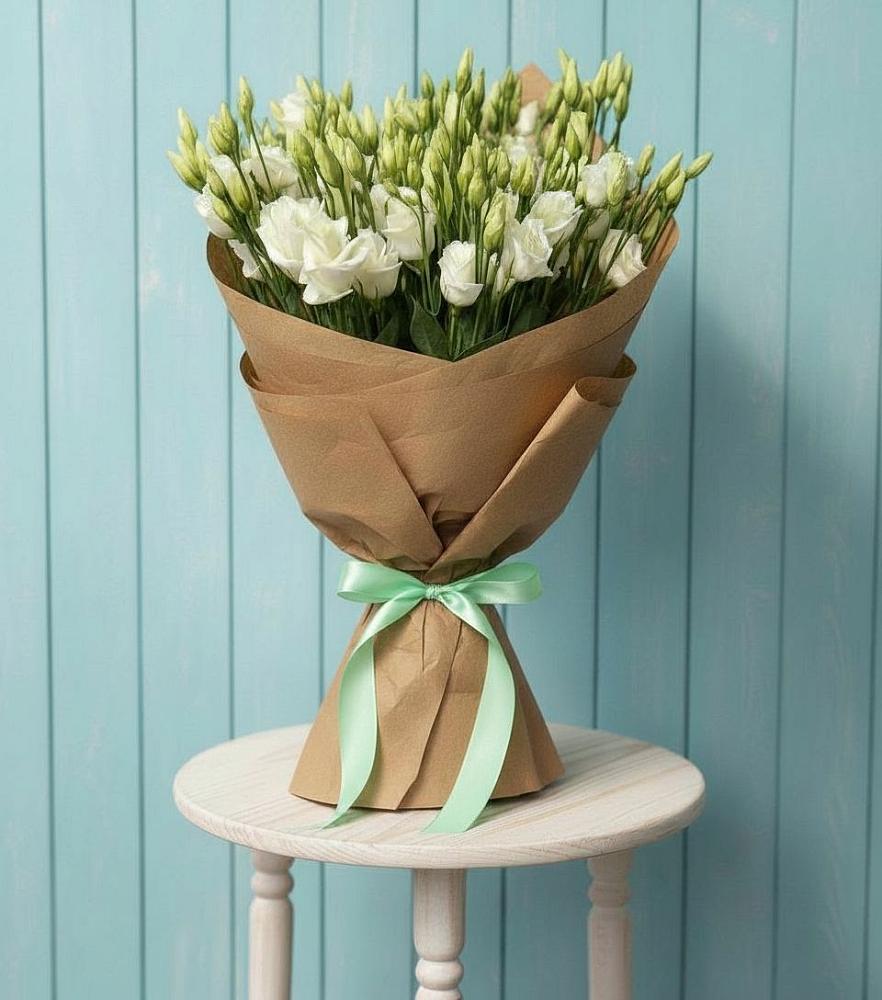 Букет цветов из: Лизиантусы в Савинской