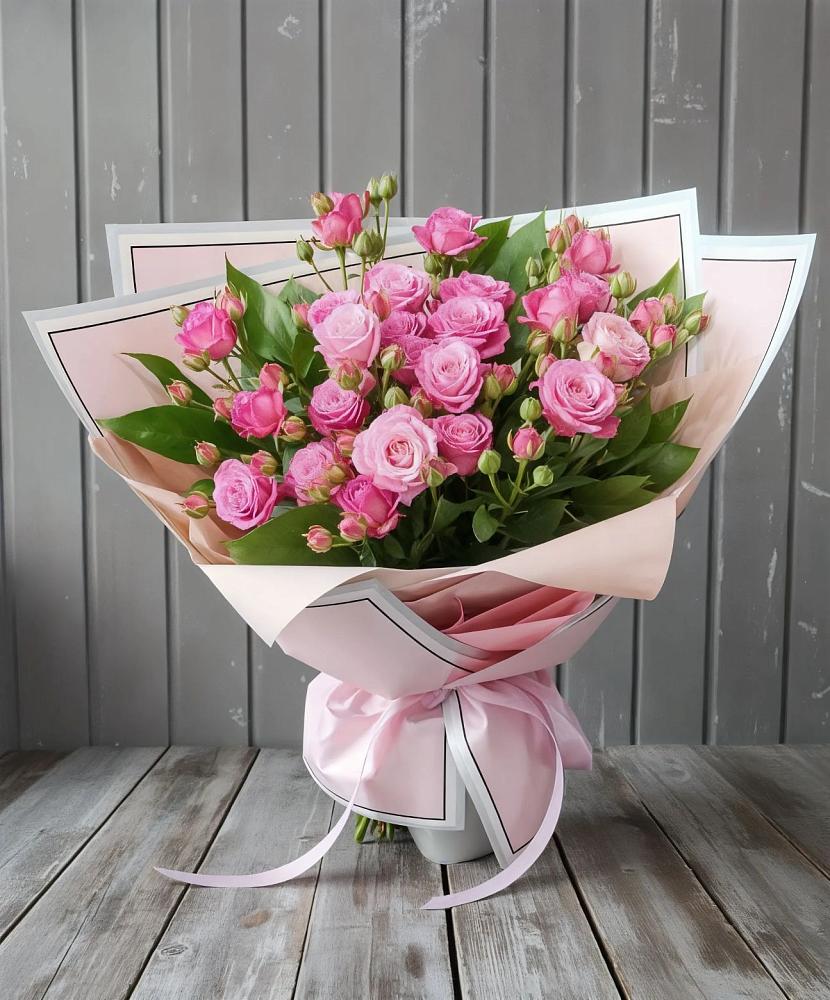 Букет Розовый кустик в Савинской