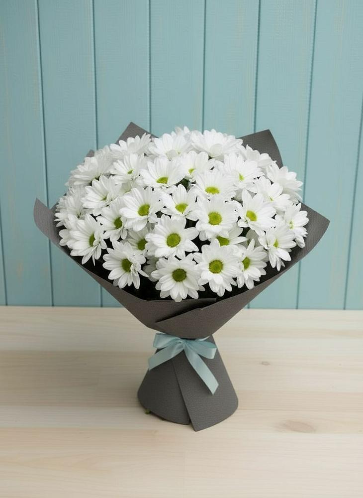 Букет цветов из: Хризантемы в Савинской