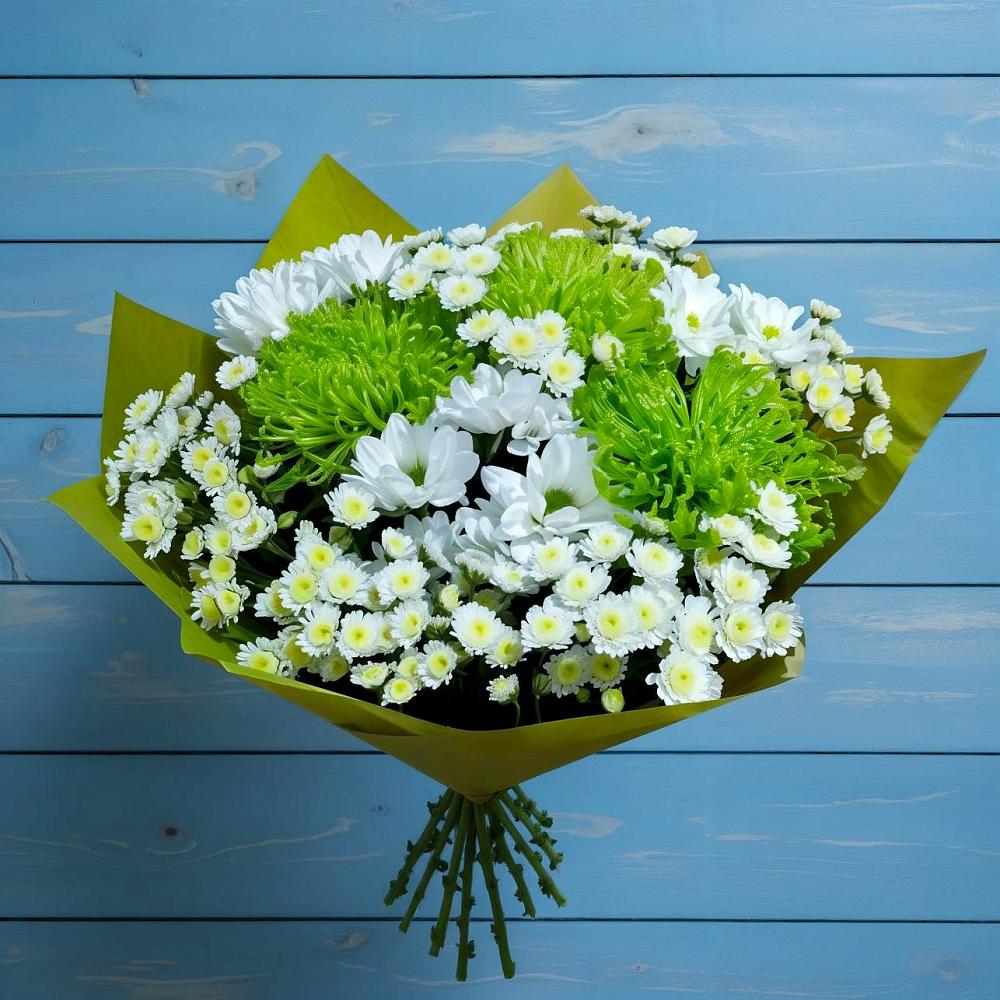 Букет цветов из: Хризантемы в Савинской