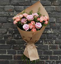 Букет цветов из:  Розы в Савинской