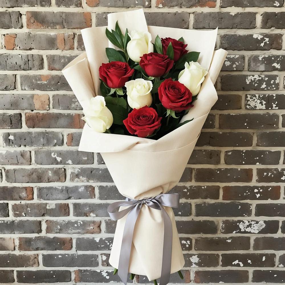 Букет цветов из: Розы в Савинской