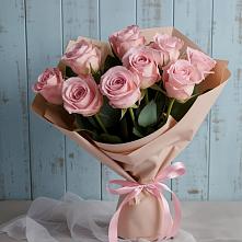 Букет цветов из:  Розы в Савинской