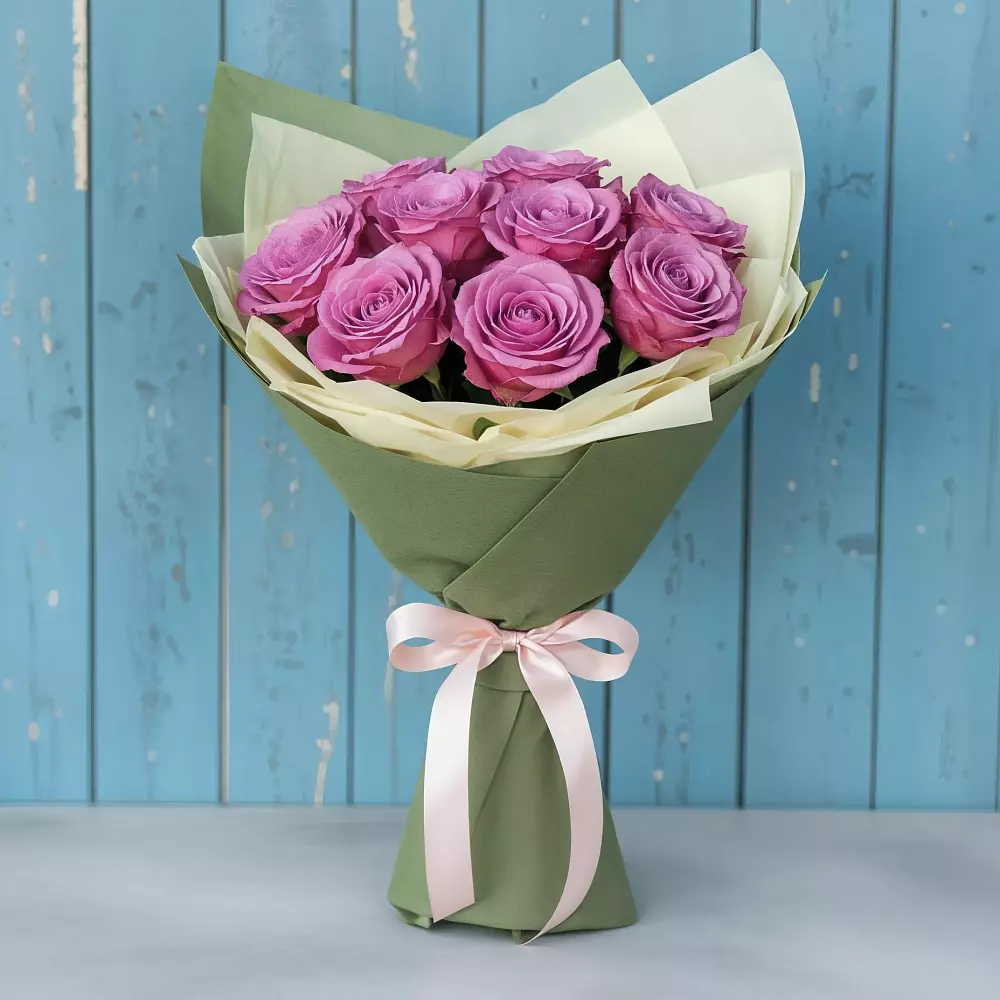 Букет Розы Фёрст Леди в Савинской