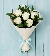 Букет цветов из:  Розы в Савинской