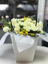 Цветочная композиция из Розы  в Савинской