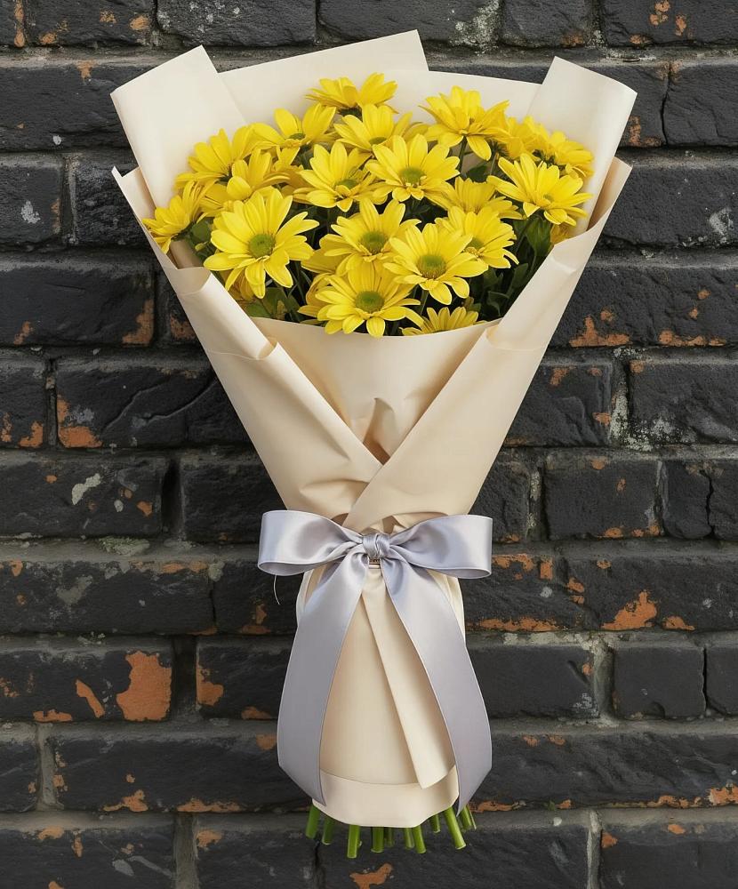 Букет цветов из: Хризантемы в Савинской