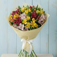 Букет цветов из:  Альстромерии в Савинской