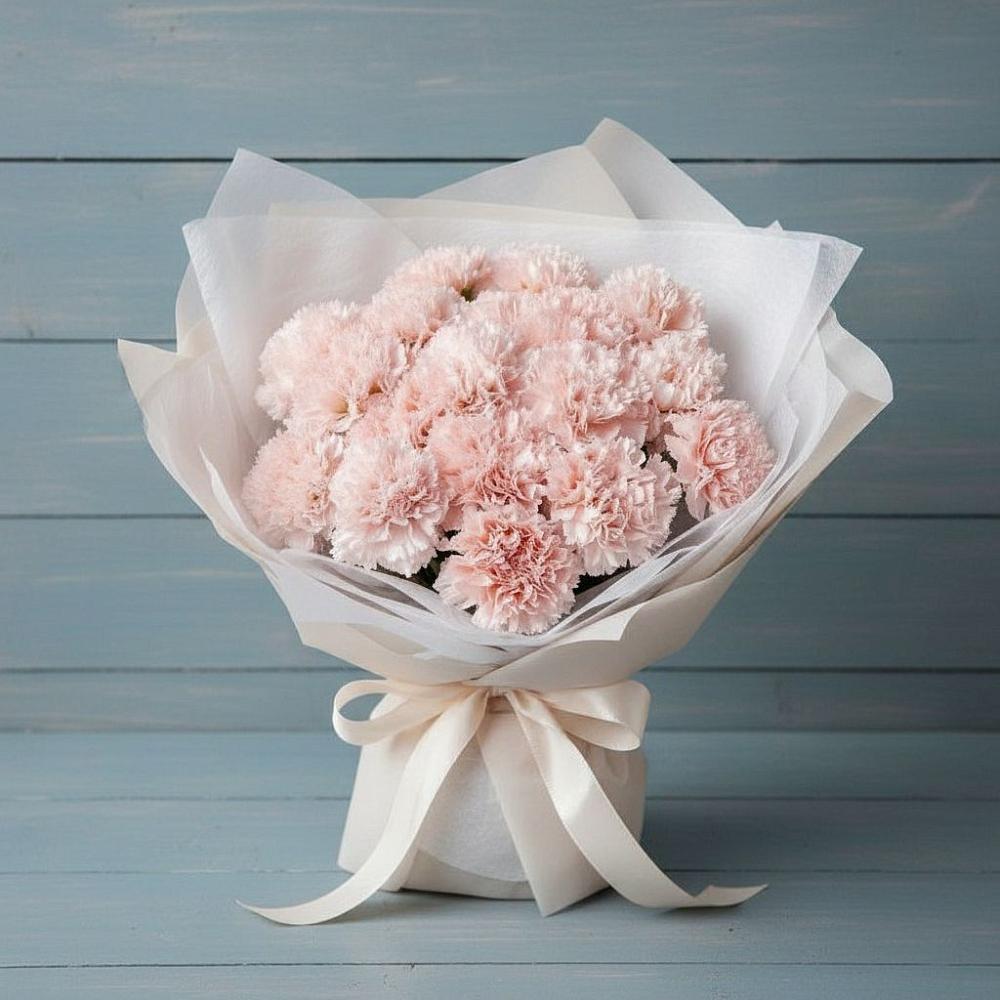 Букет цветов из: Гвоздики в Савинской