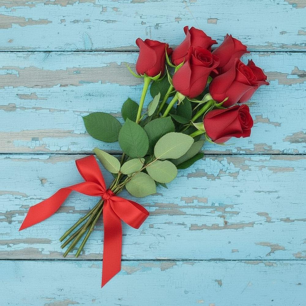 Букет Красные розы в Савинской