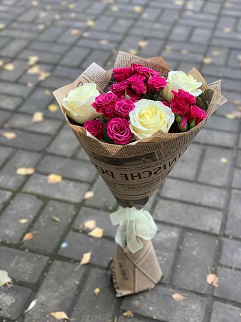 Букет цветов из: Розы в Савинской