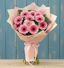 Букет цветов из:  Герберы в Савинской