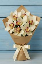 Букет цветов из:  Орхидеи и Розы в Савинской